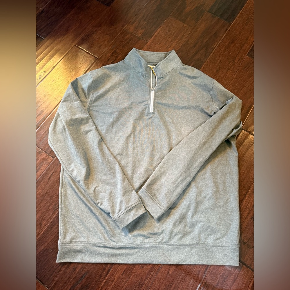 Peter Millar grey half zip